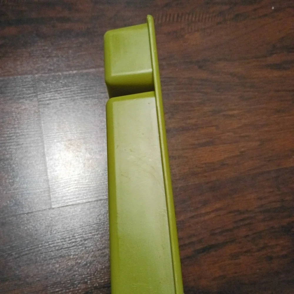 VTG MCM Rubbermaid 2921‎ Avocado Green Silverware Tray Drawer Utensil Organizer